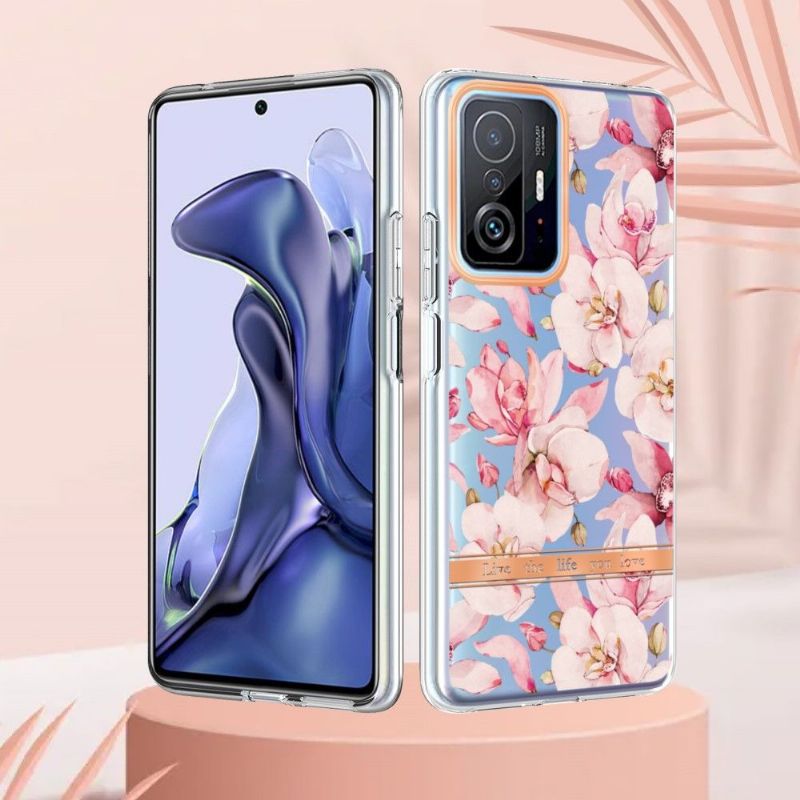 Coque Xiaomi 11T / 11T Pro Gardénia fleur rose