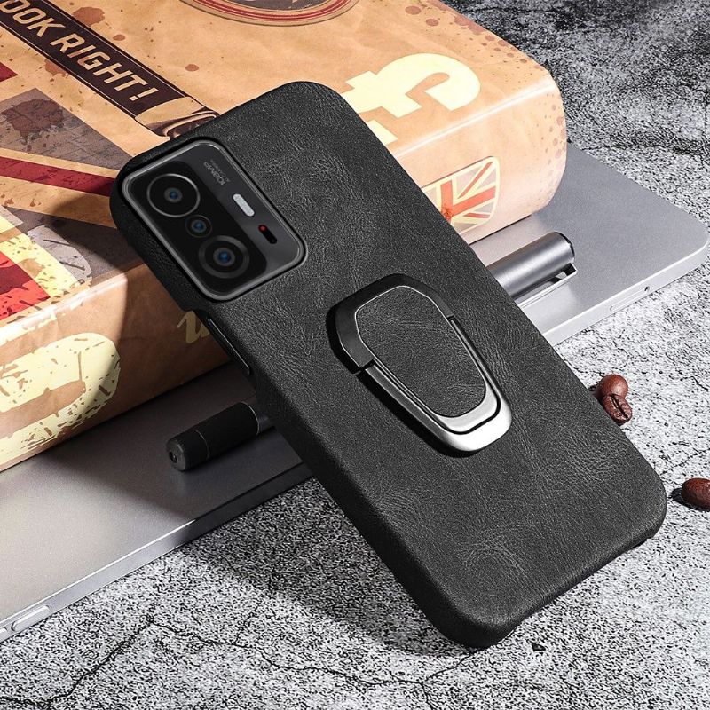 Coque Xiaomi 11T / 11T Pro imitation cuir avec support