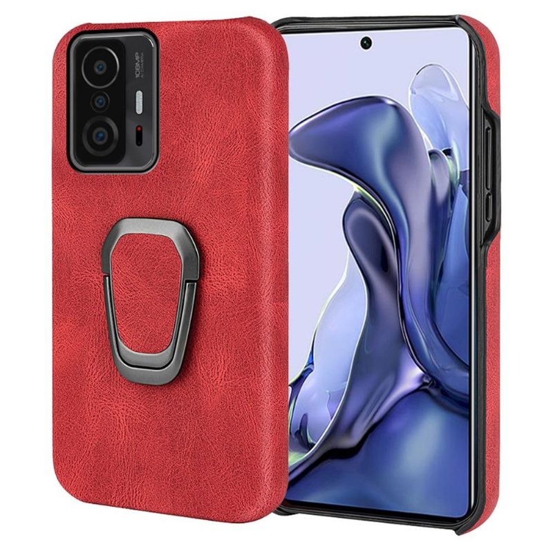 Coque Xiaomi 11T / 11T Pro imitation cuir avec support