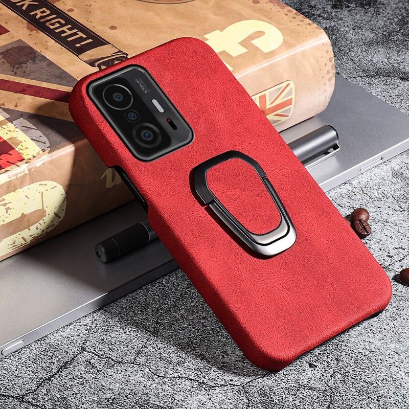 Coque Xiaomi 11T / 11T Pro imitation cuir avec support