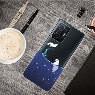 Coque Xiaomi 11T / 11T Pro phoque et ours blanc