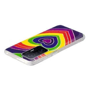 Coque Xiaomi 11T / 11T Pro silicone coeurs colorés