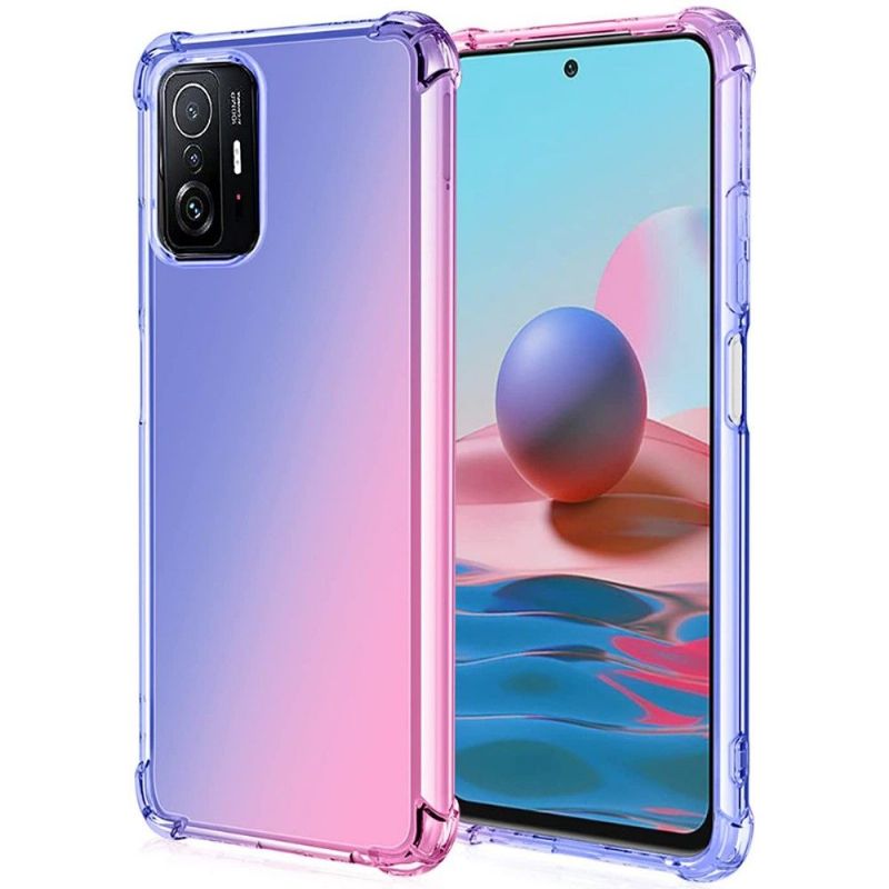 Coque Xiaomi 11T / 11T Pro Transparente Bicolore