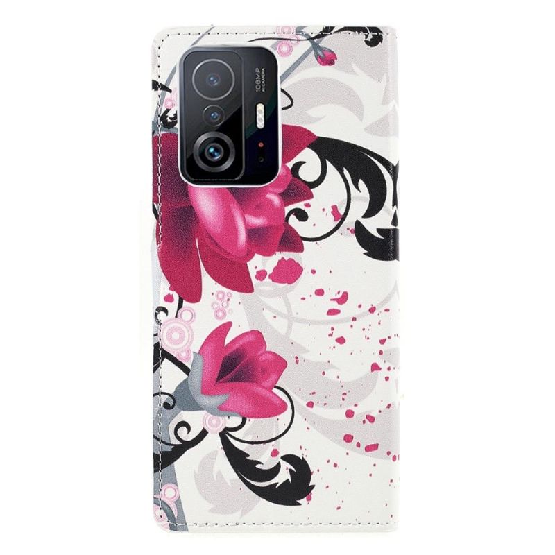 Housse Xiaomi 11T / 11T Pro Fleurs de lotus