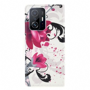 Housse Xiaomi 11T / 11T Pro Fleurs de lotus