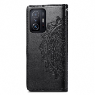 Housse Xiaomi 11T / 11T Pro Mandala relief en simili cuir