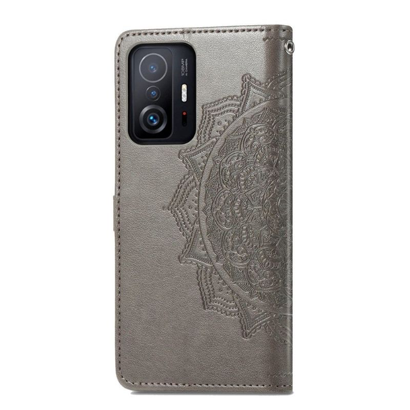 Housse Xiaomi 11T / 11T Pro Mandala relief en simili cuir