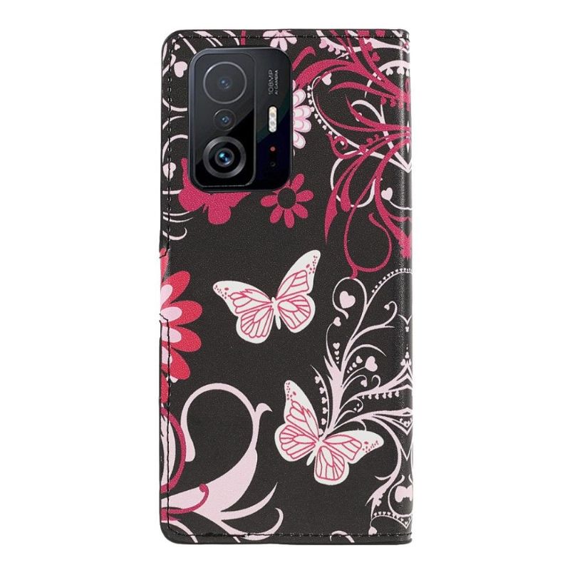 Housse Xiaomi 11T / 11T Pro Papillons et fleurs