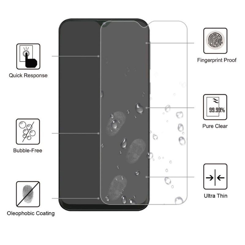 Film de protection en Verre trempé pour Samsung Galaxy A10