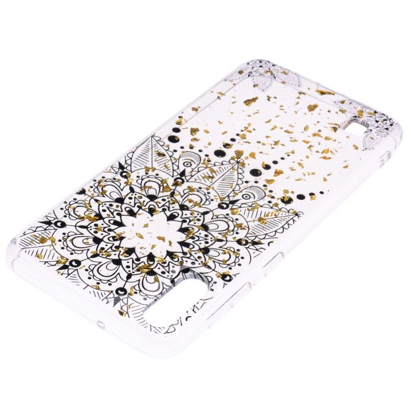 Samsung Galaxy A10 - Coque couronne fleur style oriental