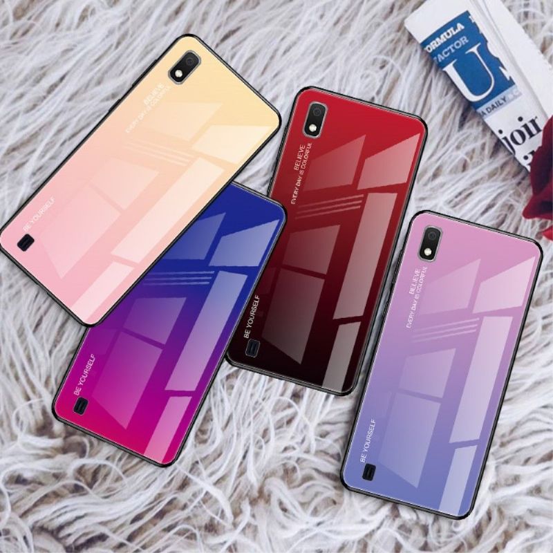 Samsung Galaxy A10 - Coque dégradé de couleurs