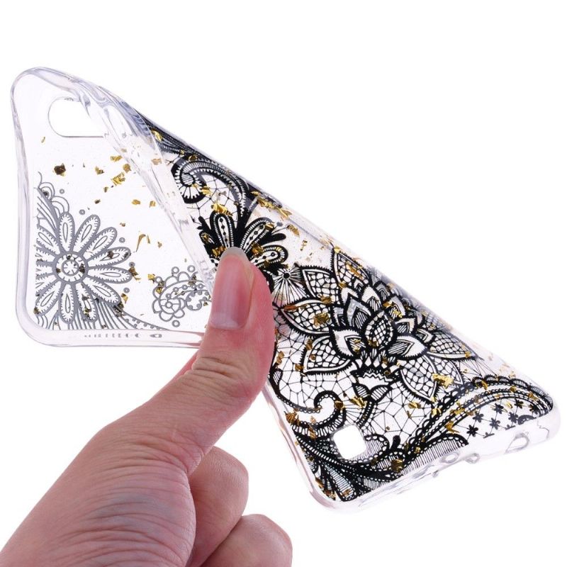 Samsung Galaxy A10 - Coque glam motif dentelle