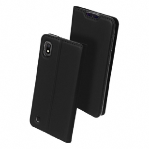 Samsung Galaxy A10 - Étui Business imitation cuir