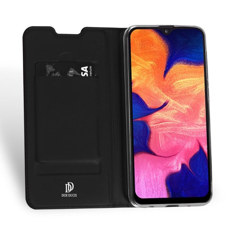 Samsung Galaxy A10 - Étui Business imitation cuir