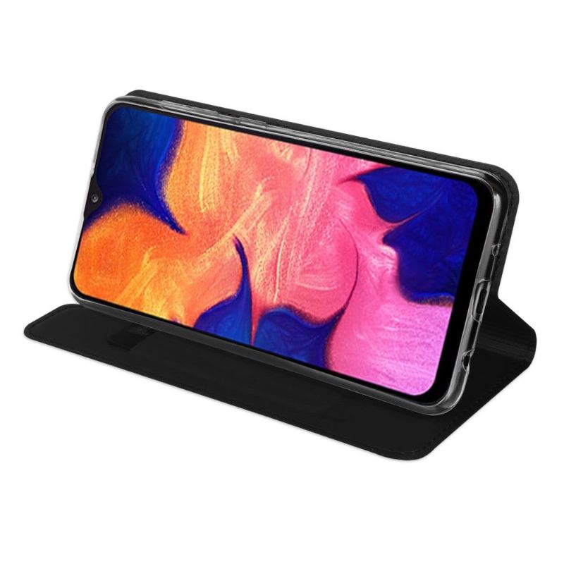 Samsung Galaxy A10 - Étui Business imitation cuir