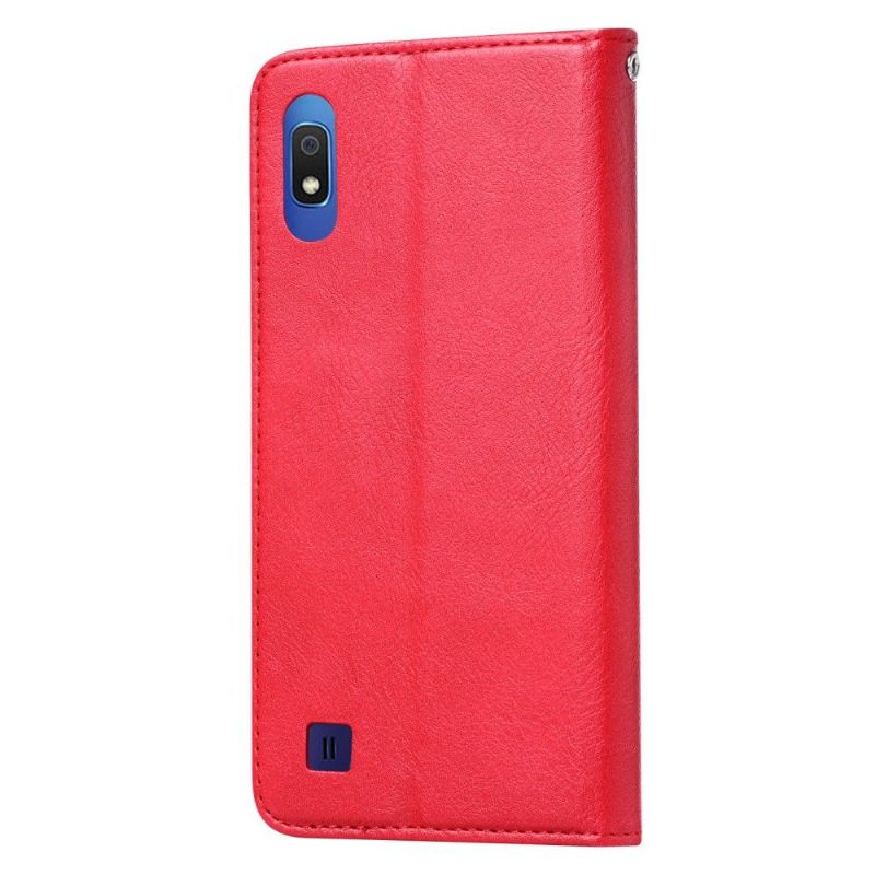 Samsung Galaxy A10 - Housse cuir stand porte cartes