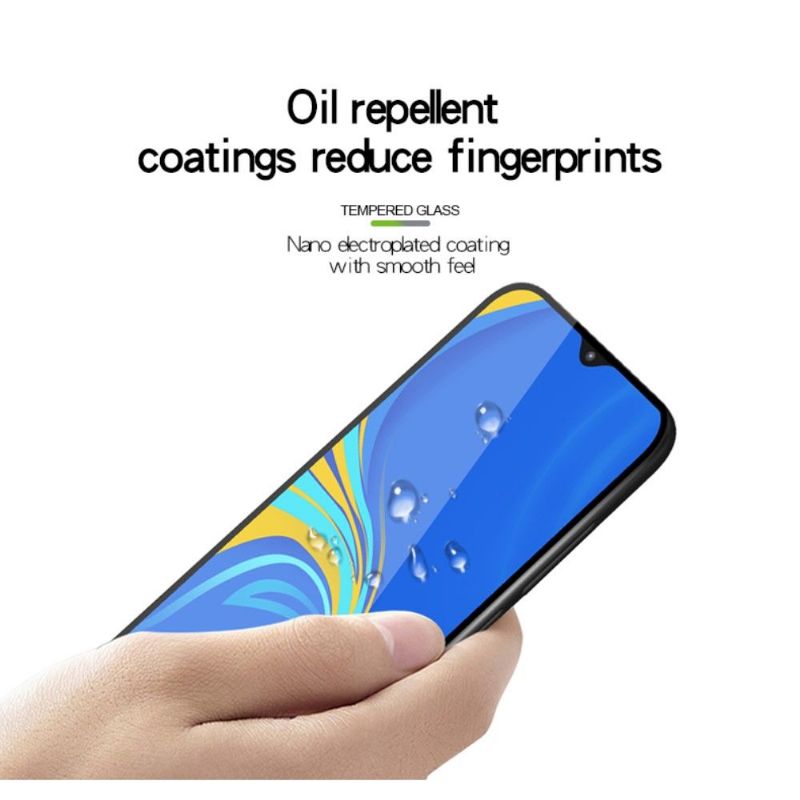 Samsung Galaxy A10 - Protection d’écran en verre trempé full size - Noir