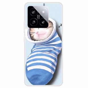 Coque Xiaomi 14 Chaussettes et Chat