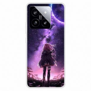 Coque Xiaomi 14 Jeune Fille aux Étoiles