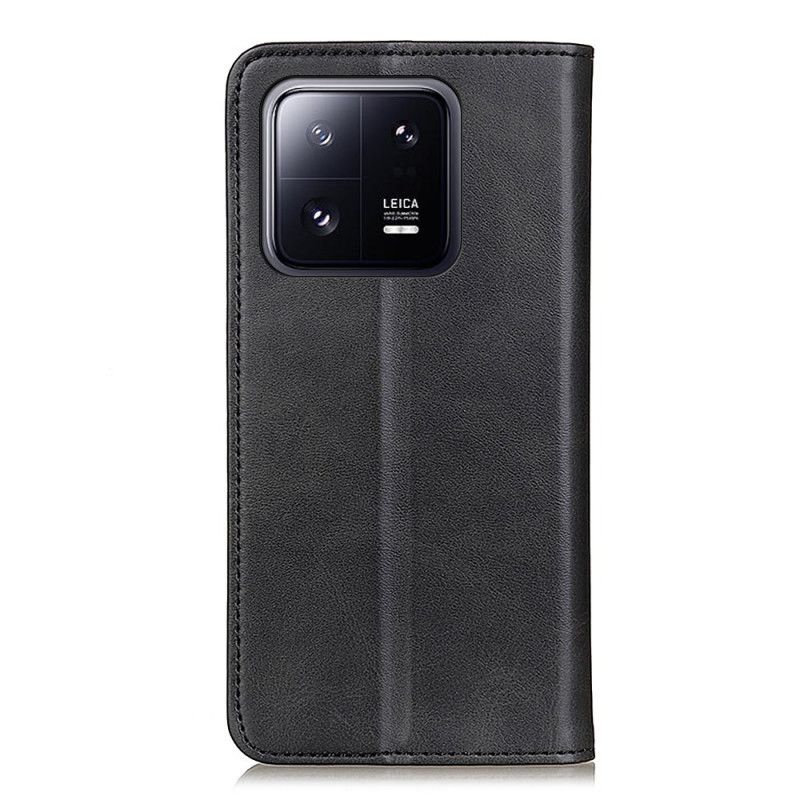 Flip Cover Xiaomi 14 Cuir Fendu