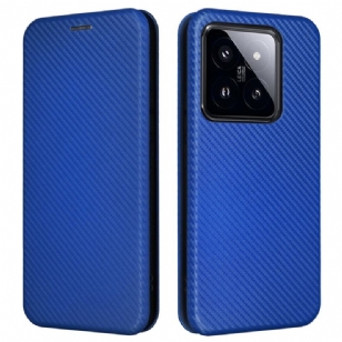 Flip Cover Xiaomi 14 Fibre Carbone