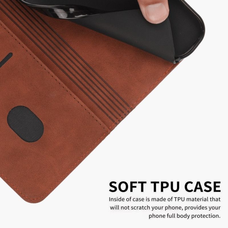 Flip Cover Xiaomi 14 Motif Losange Portefeuille Intégré