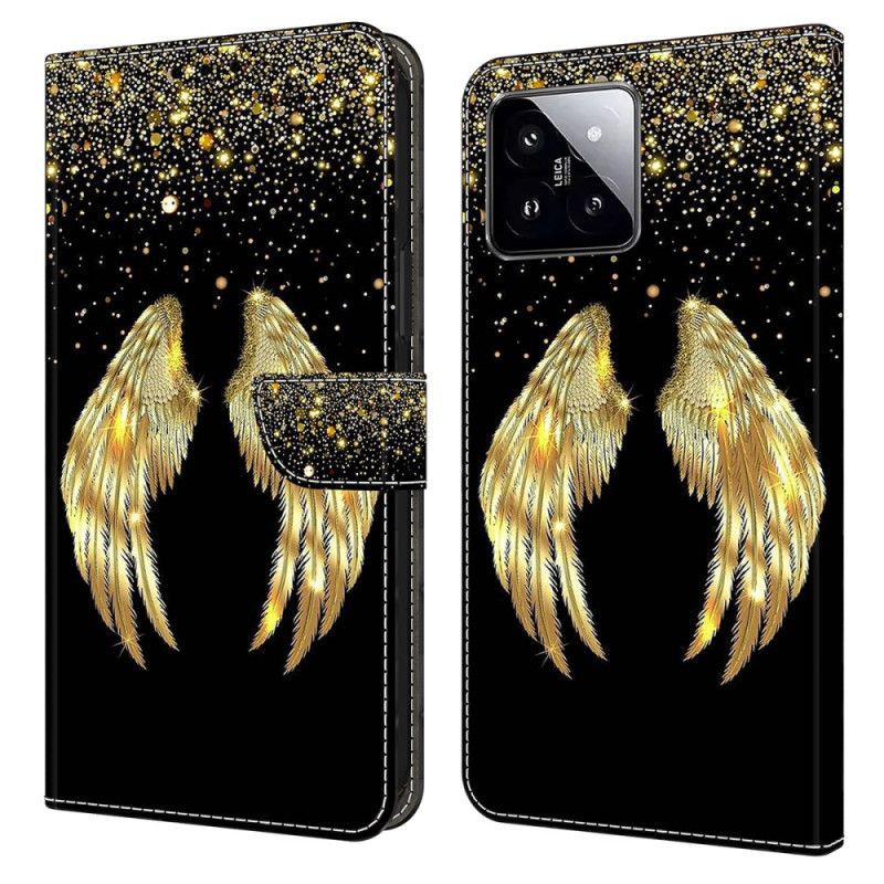 Housse Xiaomi 14 Ailes d'Or