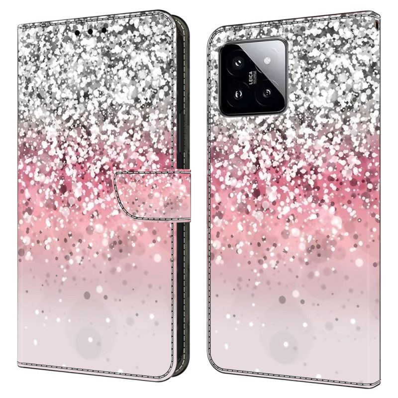 Housse Xiaomi 14 Dégradé Paillettes