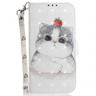 Housse Xiaomi 14 Mignon Chat à Lanière