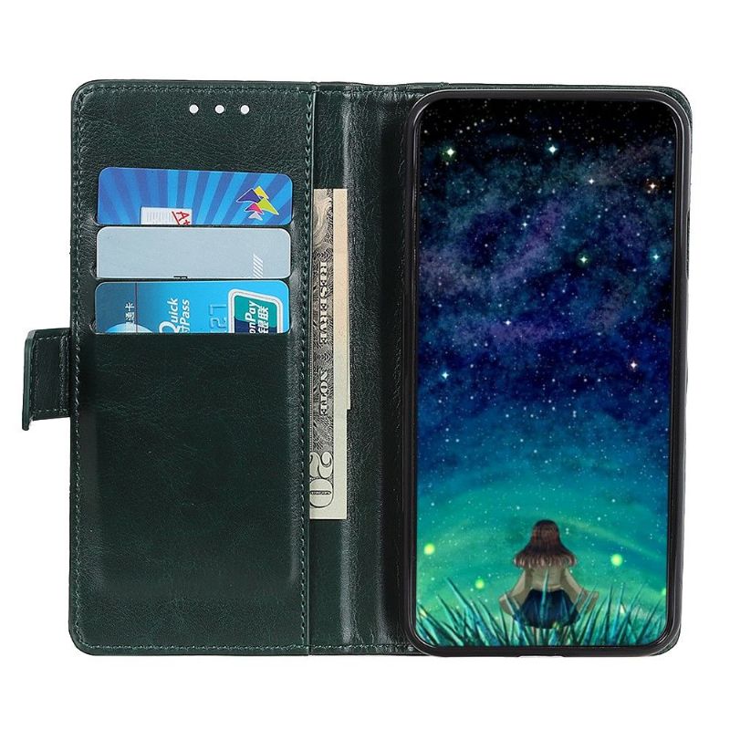 Samsung Galaxy Note 10 Lite - Housse Cloutée imitation cuir - Vert