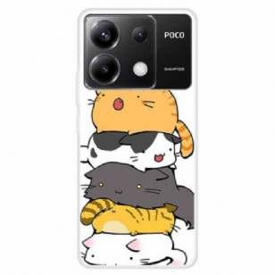 Coque Xiaomi Redmi Note 13 Pro 5G / Poco X6 5G Chats Empilés