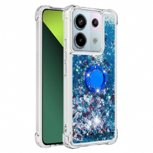 Coque Xiaomi Redmi Note 13 Pro 5G / Poco X6 5G Paillettes Anneau-Support