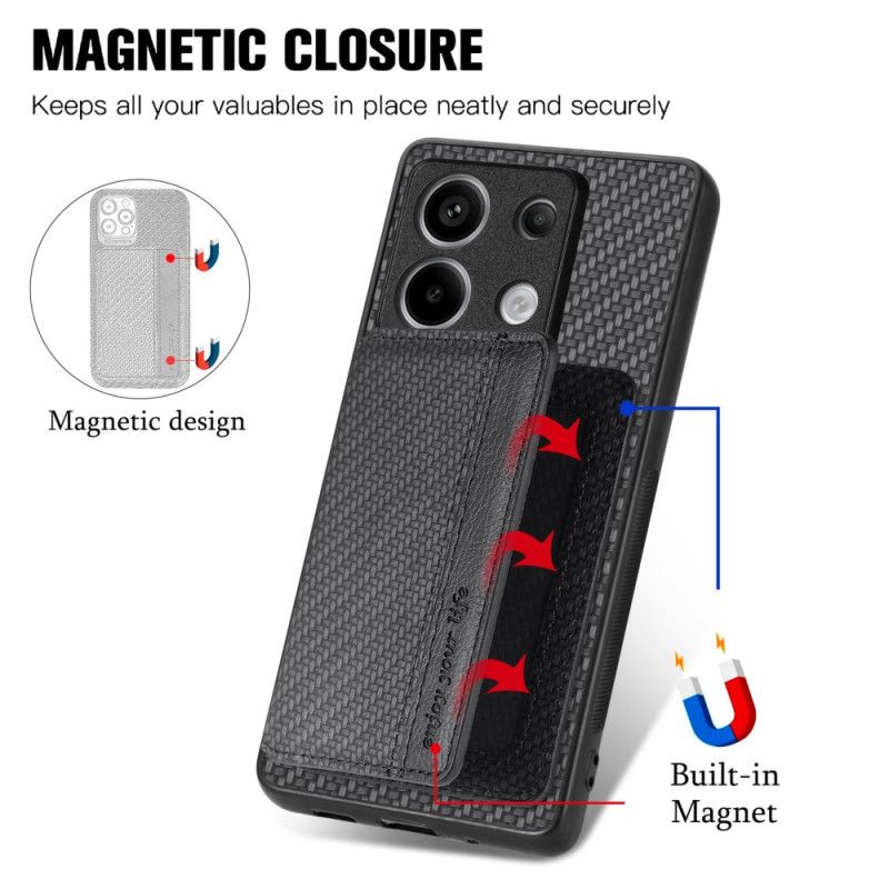 Coque Xiaomi Redmi Note 13 Pro 5G / Poco X6 5G Porte-Cartes Protection RFID