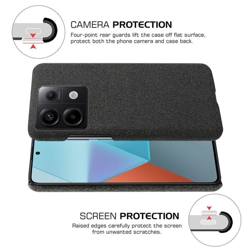 Coque Xiaomi Redmi Note 13 Pro 5G / Poco X6 5G Tissu