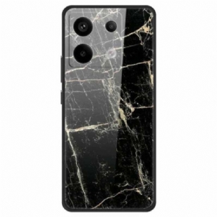 Coque Xiaomi Redmi Note 13 Pro 5G / Poco X6 5G Verre Trempé Grain Noir Platine