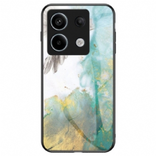 Coque Xiaomi Redmi Note 13 Pro 5G / Poco X6 5G Verre Trempé Marbre et Colombe Volante