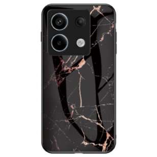 Coque Xiaomi Redmi Note 13 Pro 5G / Poco X6 5G Verre Trempé Marbre Noir et Doré