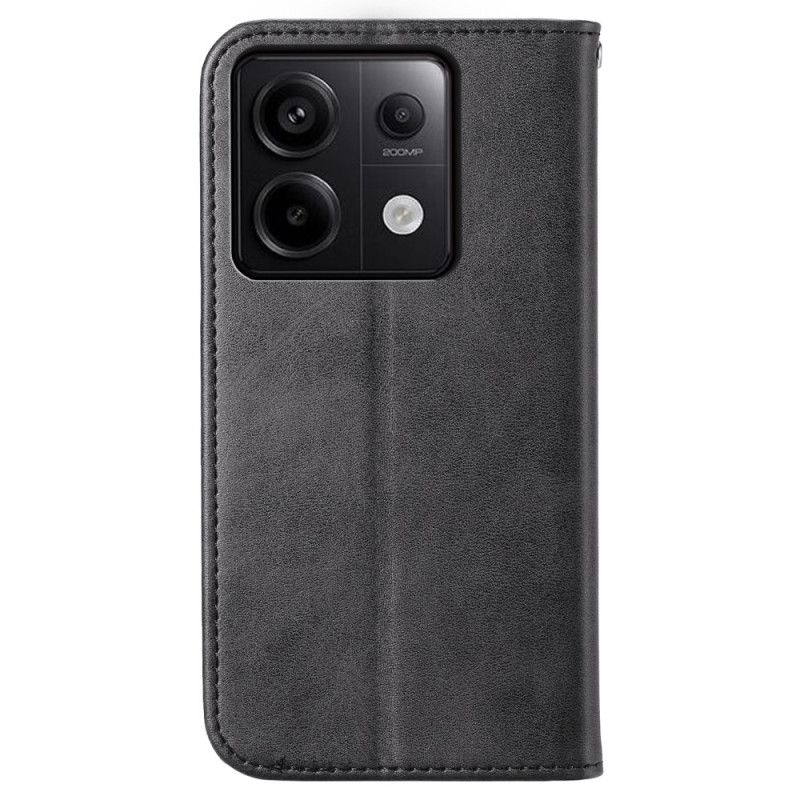 Flip Cover Xiaomi Redmi Note 13 Pro 5G / Poco X6 5G Motif Losanges avec Lanière