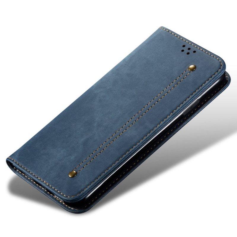 Flip Cover Xiaomi Redmi Note 13 Pro 5G / Poco X6 5G Tissu Jeans