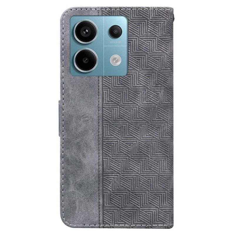 Housse Xiaomi Redmi Note 13 Pro 5G / Poco X6 5G Motif Tissé à Lanière