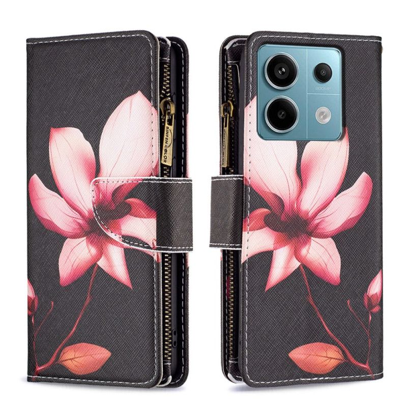 Housse Xiaomi Redmi Note 13 Pro 5G / Poco X6 5G Portefeuille Lotus