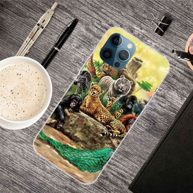 Coque iPhone 14 Pro Animaux Safari