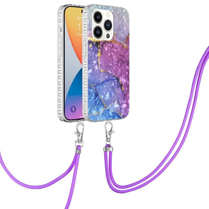 Coque iPhone 14 Pro à Cordon Stylée