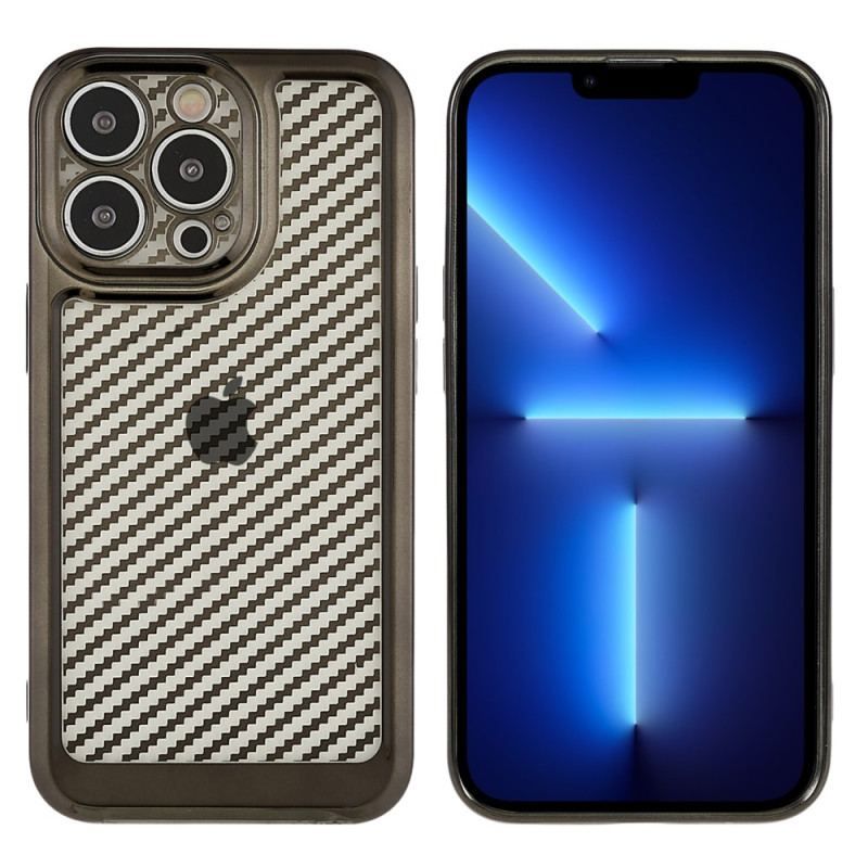 Coque iPhone 14 Pro Fibre Carbone Stylée