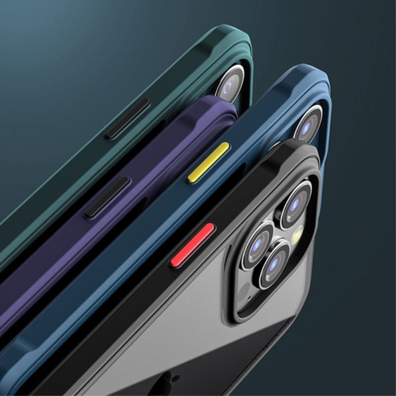 Coque iPhone 14 Pro Hybride Boutons Colorés