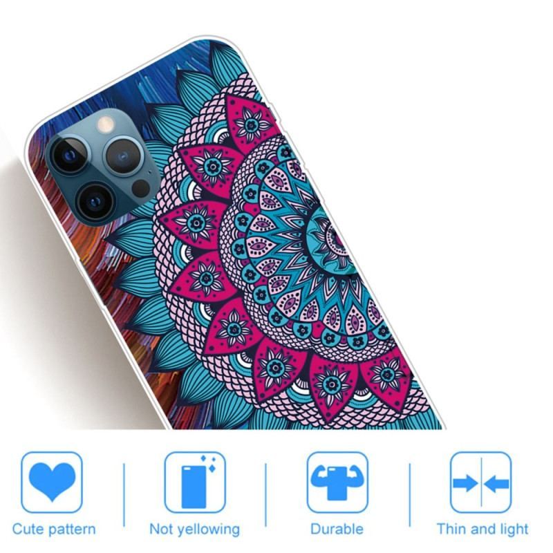 Coque iPhone 14 Pro Mandala Coloré