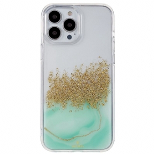 Coque iPhone 14 Pro Paillettes Art