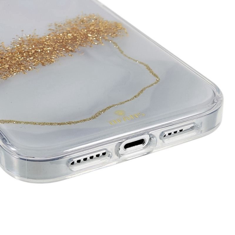 Coque iPhone 14 Pro Paillettes Art