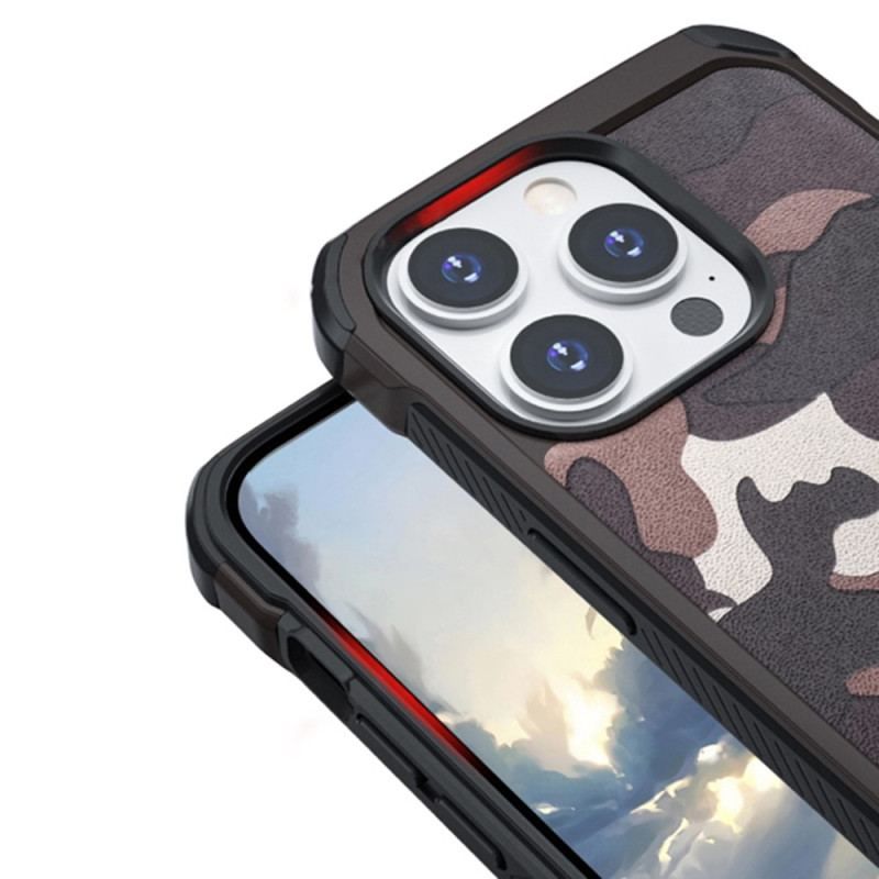 Coque iPhone 14 Pro Renforcée Camouflage