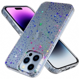 Coque iPhone 14 Pro Transparente Étoiles